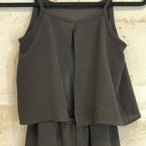 Black partly open back skort dress size x-large - Picture 5 of 5